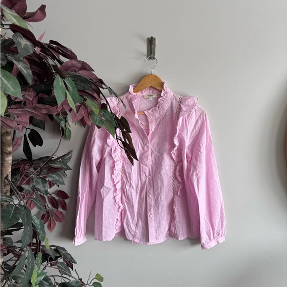 Hayden Soft Pink Ruffle Top - Picture 2 of 6